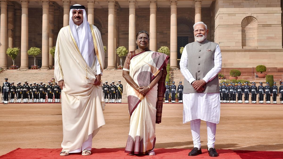 PM Narendra Modi welcomes Amir of Qatar, discusses strategic partnership
